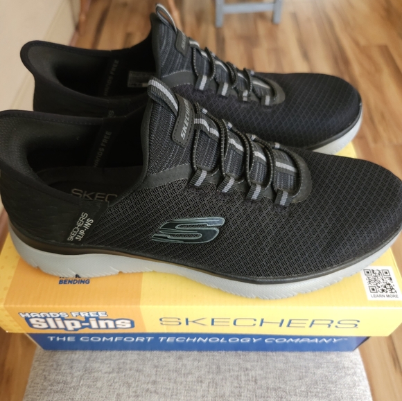 Skechers-Men's Hands Free Slip-ins-black, size 8.5 - Picture 5 of 9